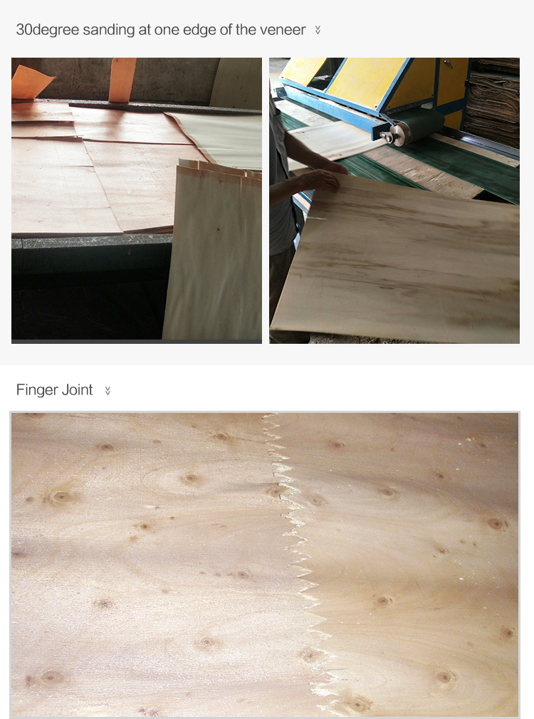 Natural Okoume Bintangor Veneered Commercial Furniture Plywood