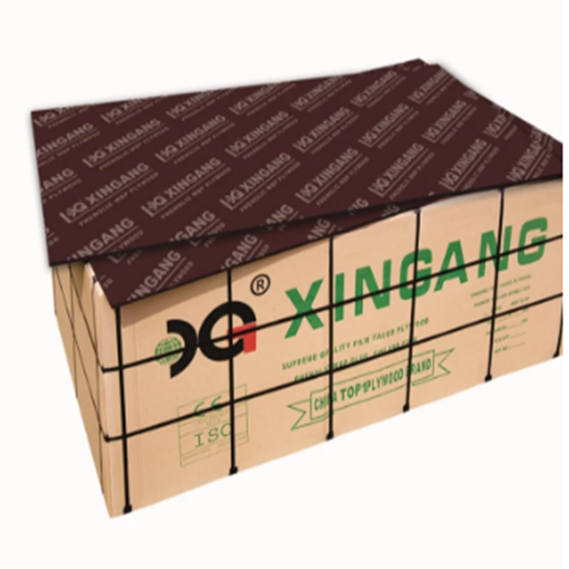 Brown Black Film Face Marine Shuttering Plywood for Construction (1)