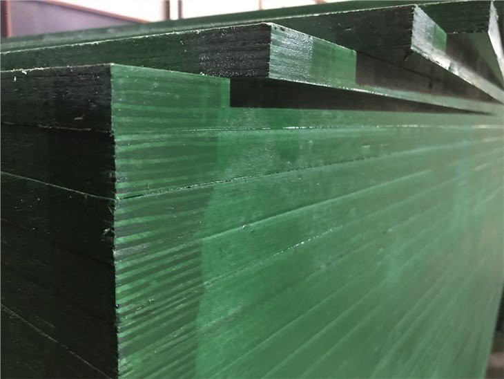 Green plywood