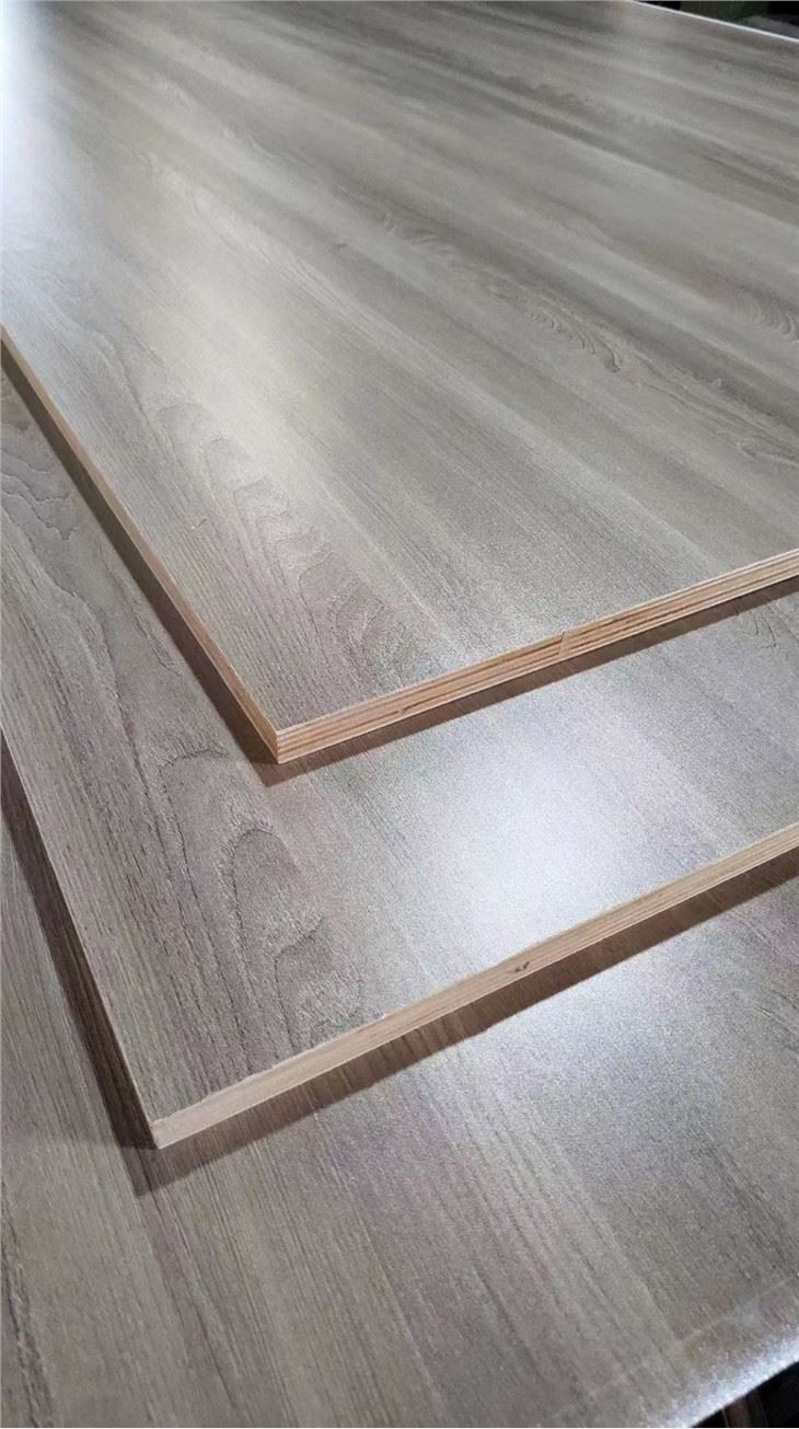 1220*2440* 12mm 15mm 18mm Melamine Waterproof Plywood Faced With Melamine Furniture Cabinet Use