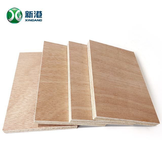 1220*2440*18mm Commercial Plywood Cheap Plywood Furniture Plywood Bintangor Okoume Birch Faced Sheet