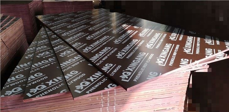 1220x2440mm 18mm Black Brown Red Film Faced Plywood Marine Grade Board Phenolic Board For Construction Usage