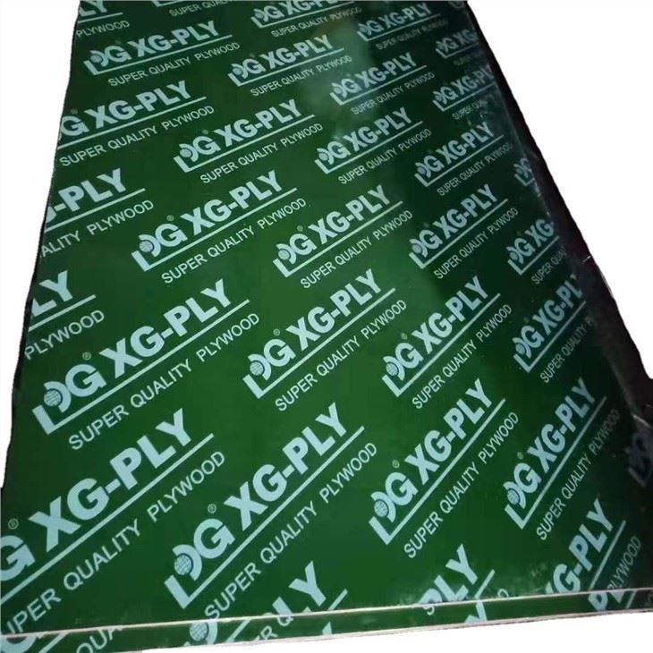 18mm Green Plastic Film Faced Plywood Brown Phenolic Finger Joint Core Poplar Core Cost Effective Hiigh