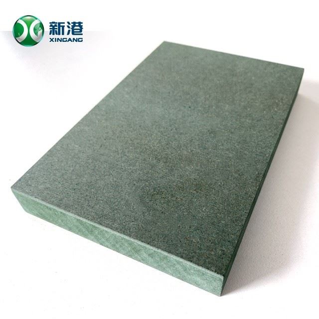 18mm Waterproof Green MDF Board HMR MDF