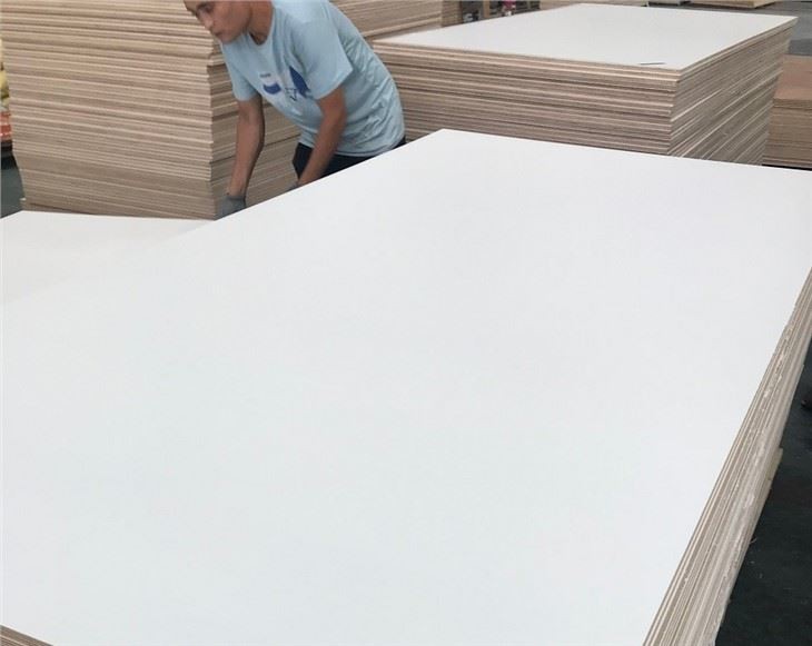 18mm White Melamine Plywood