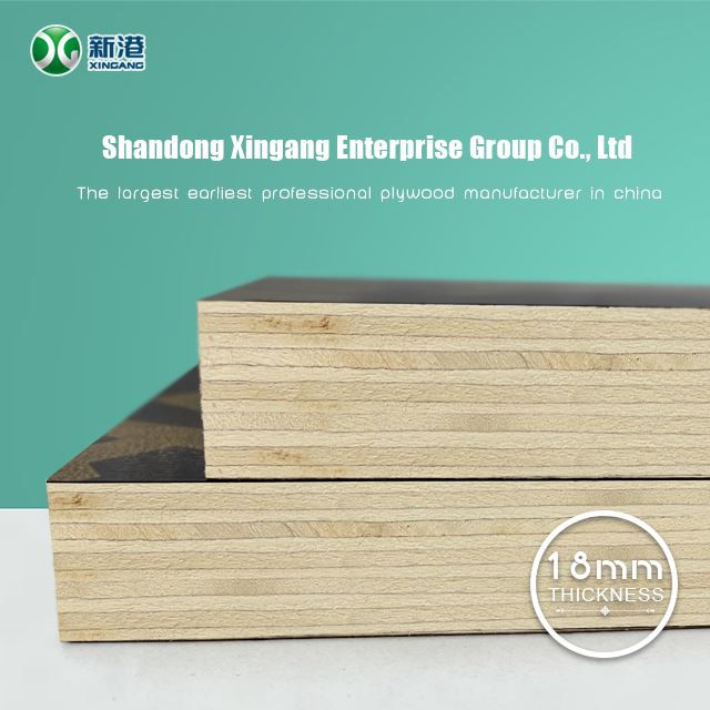 8-10 Times Use Full Poplar Core Film Faced Plywood