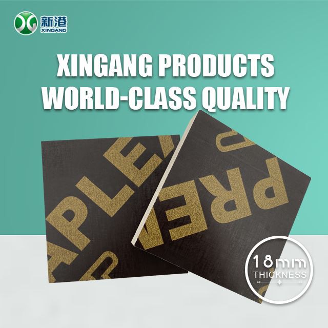 8-10 Times Use Full Poplar Core Film Faced Plywood