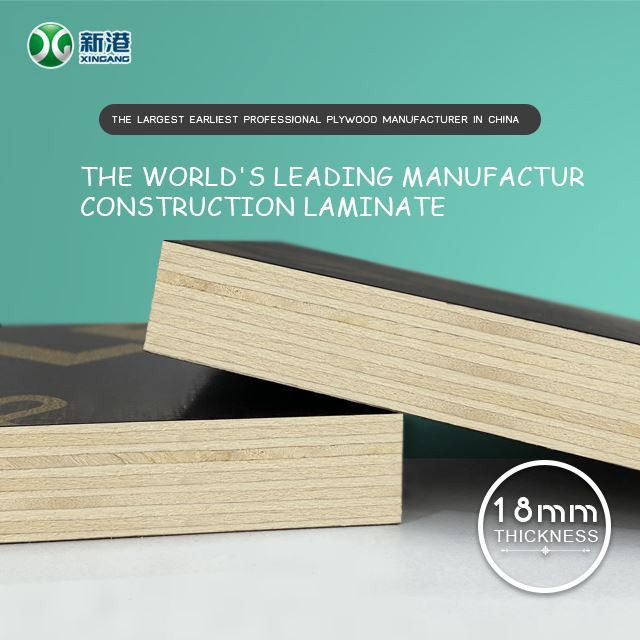 8-10 Times Use Full Poplar Core Film Faced Plywood