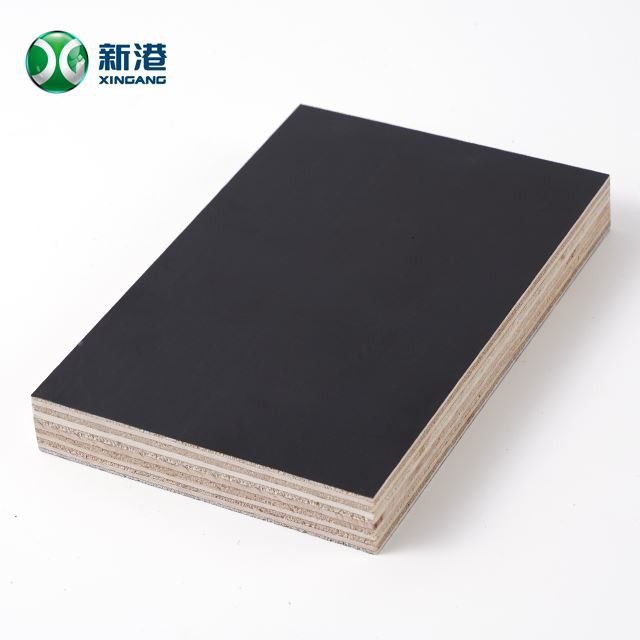915x1830mm(3x6ft),1220x2440(4x8ft) Custom Size Black Film Faced Plywood Marine Construction Formwork Phenolic Board