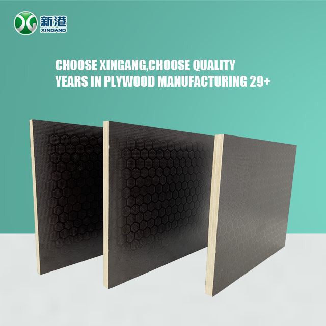 Anti-slip Shuttering Plywood Anti-slip 1220x2440mm Plywood Hardwood