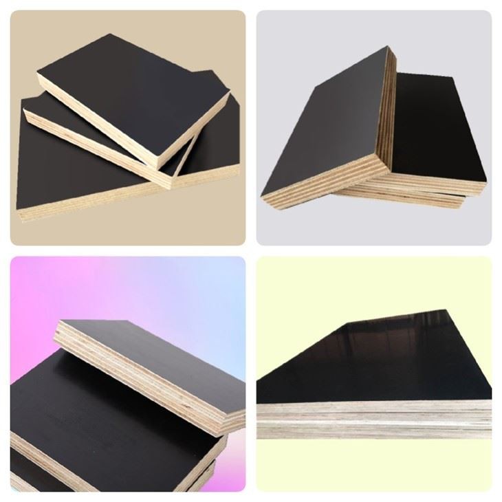 Black Film Faced Formwork Plywood Brown Color Film Faced Plywood