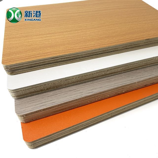 China Factory 3MM-18MM White Melamine Plywood Embossed Plywood Board For Furniture With Good Price