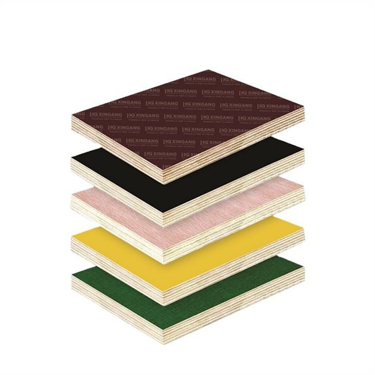 Chinese Suppliers Film Faced Plywood 15mm 9mm Film Faced Plywood Construction
