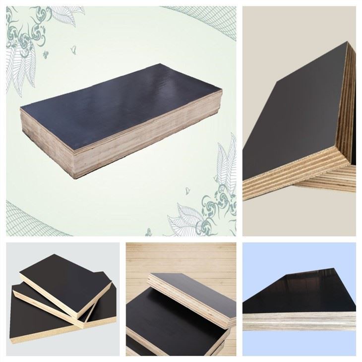 Concrete Shuttering Plywood Black Brown Film Faced For Construction