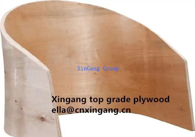Curved Molded Plywood Hot Sale 3mm Poplar Core Marine Flexible Curved Plywood