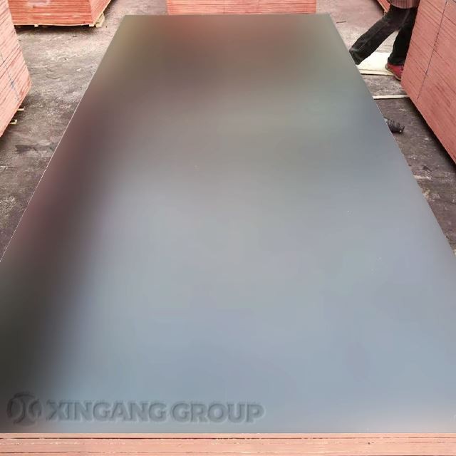 Factory 1220x2440 mm Black Film Faced Plywood Marine Construction Formwork Phenolic WBP Glue