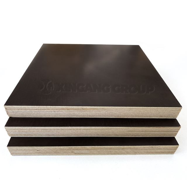 Factory 1220x2440 mm Black Film Faced Plywood Marine Construction Formwork Phenolic WBP Glue