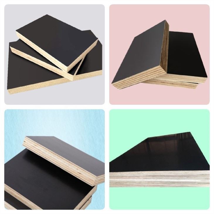 Film Faced Construction Cement Plywood Board Marine Plywood 18mm Poplar Film Face
