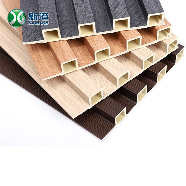 Fireproof Wood Grain Wpc Wall Panel Cladding High Quality Wood Plastic Composite Wpc Wall Panel