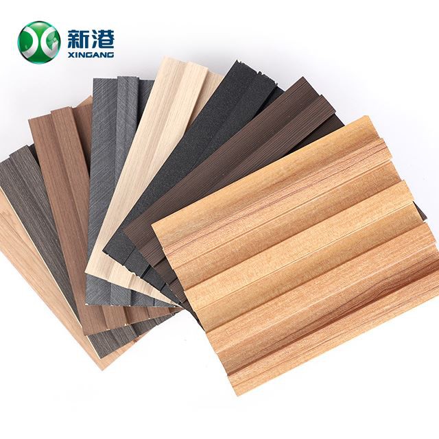 Fireproof Wood Grain Wpc Wall Panel Cladding High Quality Wood Plastic Composite Wpc Wall Panel