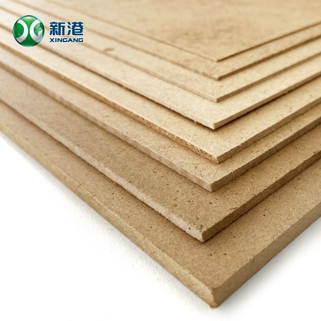 High Density Raw MDF Plain MDF 2100*2800 E2 Glue Good Price Xingang Brand Customized Size And Thickness
