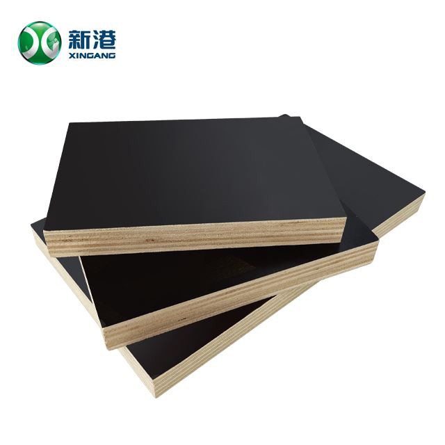 High Quality 18mm Laminated Plywood Black Film Faced Plywood