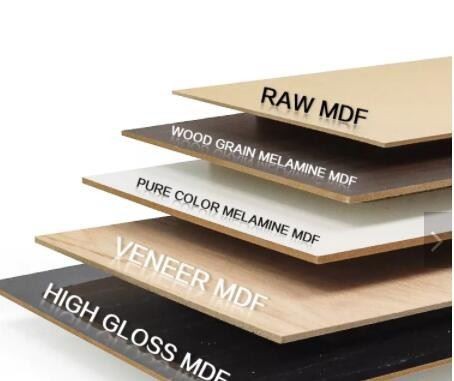 High Quality Melamine Mdf Hdf Board For Furniture