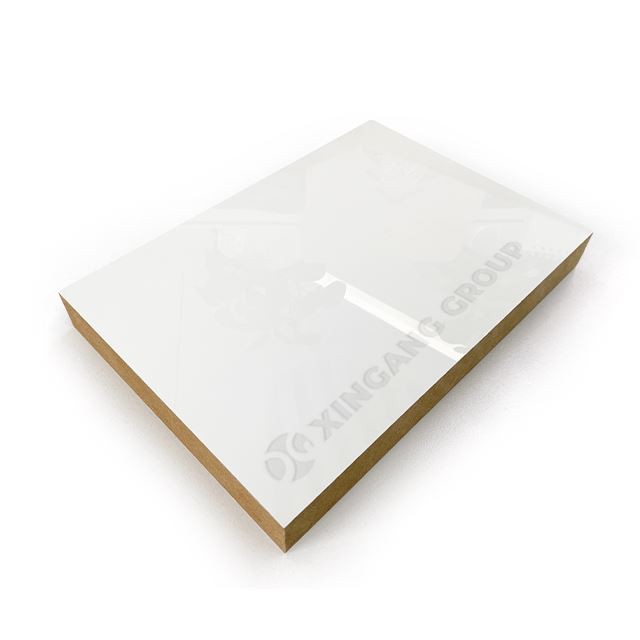 High Strength MDF FiberBoard With Melamine Paper For Furniture