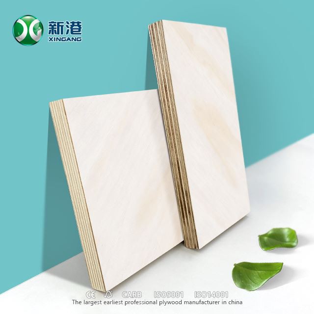 Hight Quality E1 Level 2mm 4mm 6mm15mm 18mm Plywood Poplar Commercial Plywood