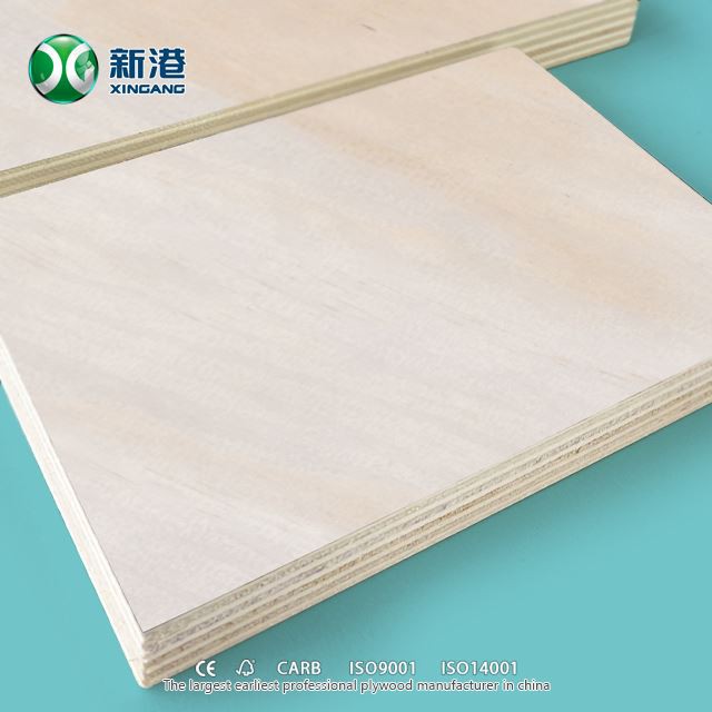 Hight Quality E1 Level 2mm 4mm 6mm15mm 18mm Plywood Poplar Commercial Plywood