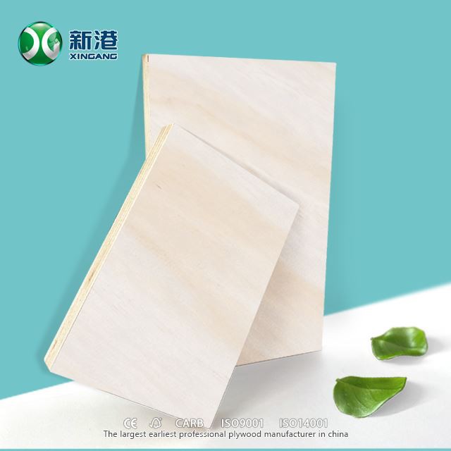 Hight Quality E1 Level 2mm 4mm 6mm15mm 18mm Plywood Poplar Commercial Plywood