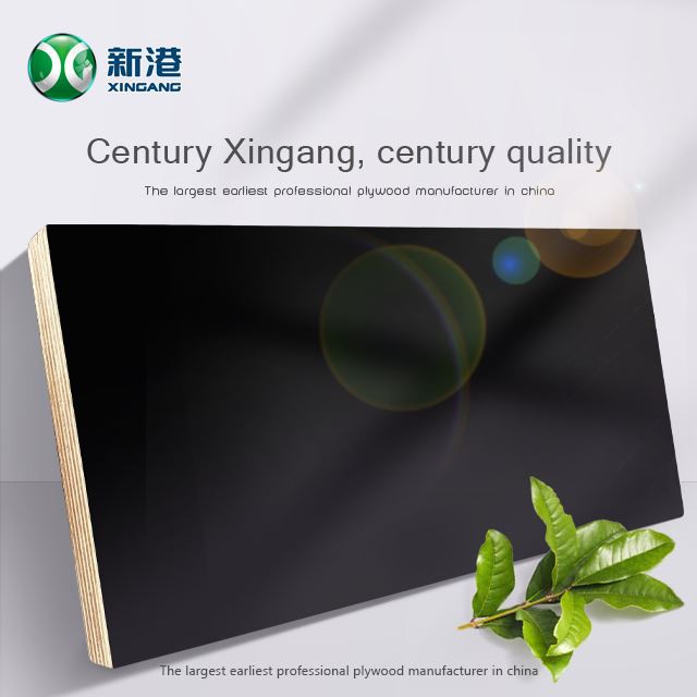 Hot Sale 18mm Black Film Faced Plywood Formwork Construction Plywood