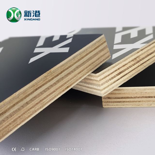 Finger Joint Core Brown/black Film Faced Plywood Sheet For Construction Use Ffp Marine Plywood