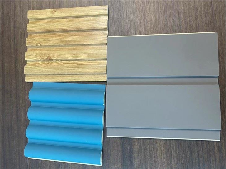 Indoor Decor Wood Plastic Composite PVC Coating Cladding Fluted Wall Board WPC Wall Panel