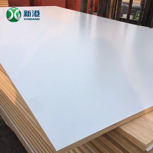 Manufacturer Fibreboard Mdf High Quality Cheap MDF 18mm MDF Of White Melamine Fibreboards