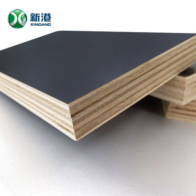 Marine Board Plex Film Faced Plywood Construction Materials Concrete Formwork Poplar Core 21mm