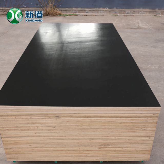 Marine Board Plex Film Faced Plywood Construction Materials Concrete Formwork Poplar Core 21mm