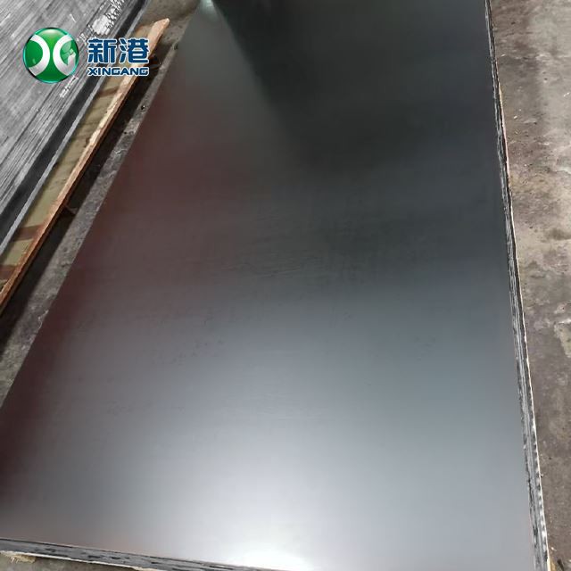 Marine Board Plex Film Faced Plywood Construction Materials Concrete Formwork Poplar Core 21mm