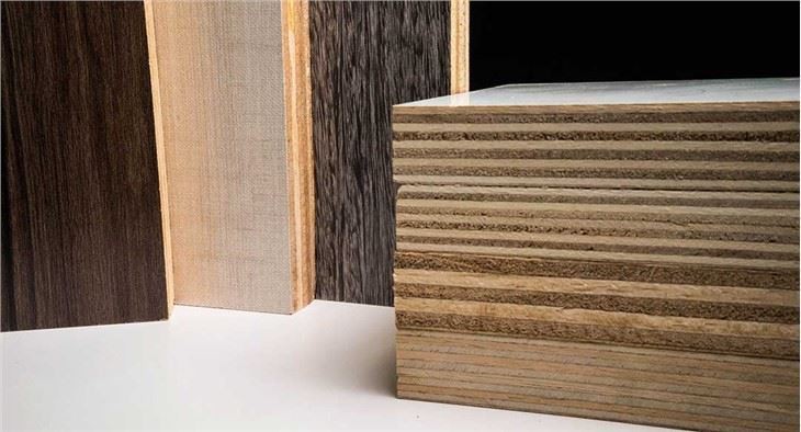 Melamine Plywood Poplar Core Hardwood Core Fire Proof Wather Proof18mm