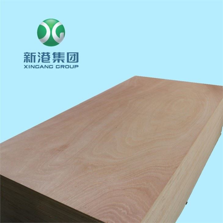 Okoume Wood Veneer Natural Wood Commercial Plywood