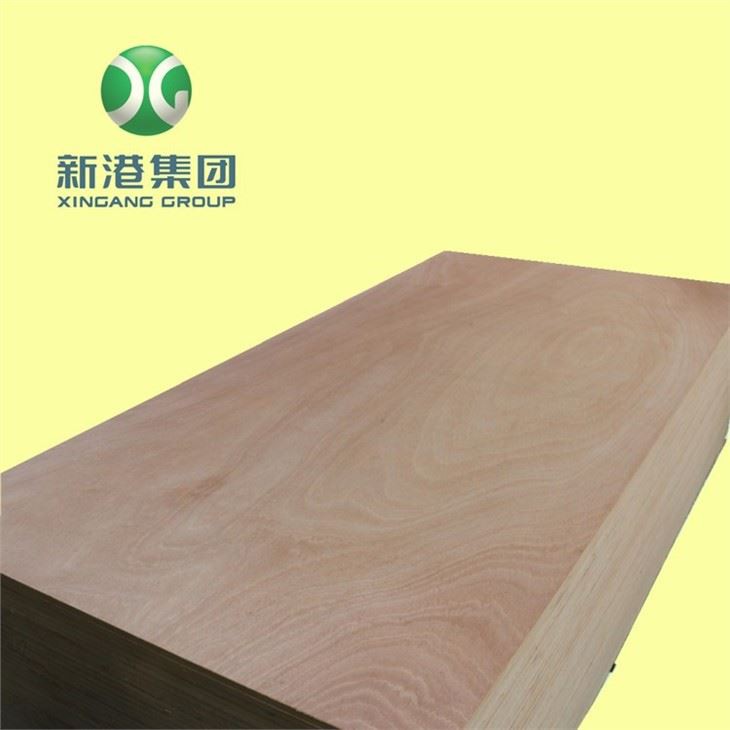 Okoume Wood Veneer Natural Wood Commercial Plywood