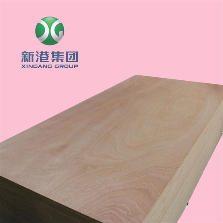 Okoume Wood Veneer Natural Wood Commercial Plywood