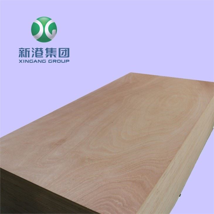 Okoume Wood Veneer Natural Wood Commercial Plywood