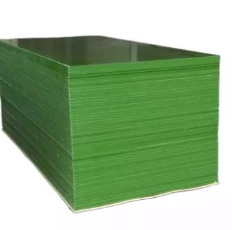 Plastic Surface Commercial Plywood Poplar Core Green Color High Quality Green Pp