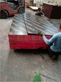 1220x2440mm 18mm Black Film Faced Plywood Marine Construction Formwork