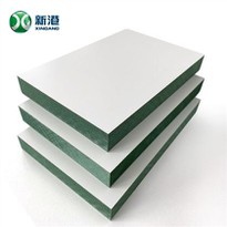 15mm Waterproof Green MDF Moisture Resistant Laminated Gloss White Paper