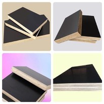 Black Film Faced Formwork Plywood Brown Color Film Faced Plywood