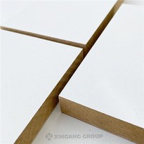 High Strength MDF FiberBoard With Melamine Paper For Furniture