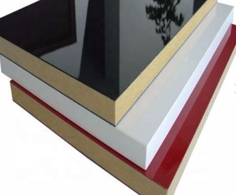 Wood Grain Laminated Melamine Mdf