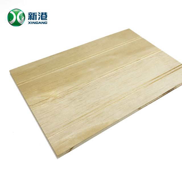 XinGang 1220*2440*9mm/18mm Slotted Pine Plywood For Decoration